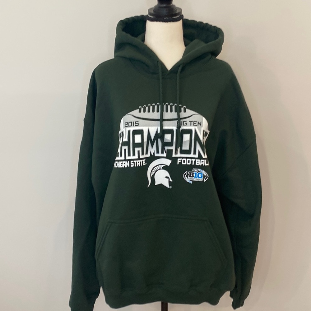 Unisex Michigan State authentic 2015 Big Ten National champs Spartans football